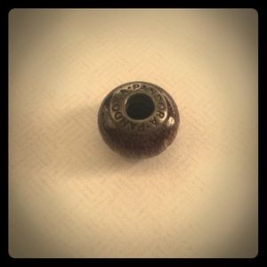 Pandora brown glass murano charm
